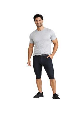 New Under Armour XL HeatGear Mens Compression Pants Black